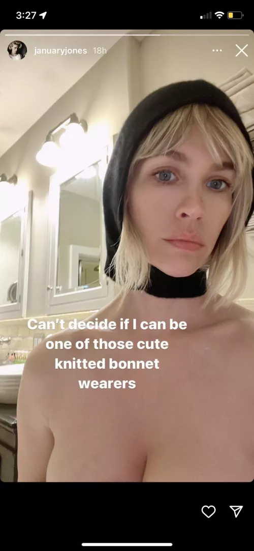 January Jones IG Story by hawkeye8159