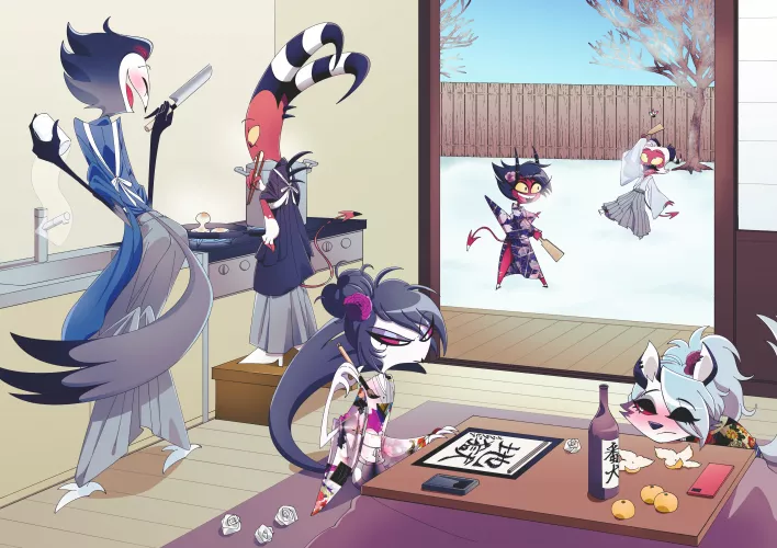 Japanese New Year🎍 (ankoekk) by 666dnuoHlleHehTanooL