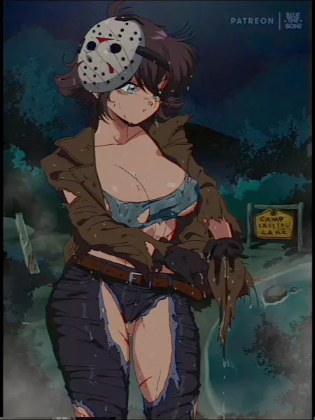 Jason Voorhees (Female) From Friday the 13th. (Bluethebone) by Ju1ianBen9ss0n
