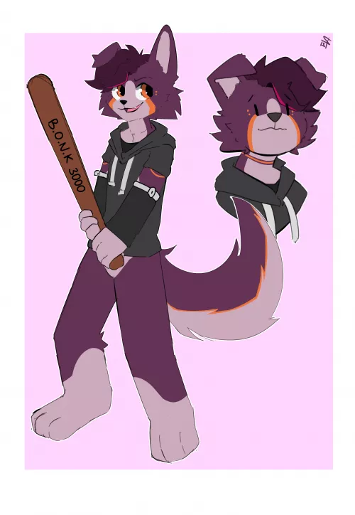 Jax Sketch Page (art by me @Jax_Collie) by Frizzeldz