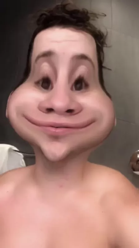 JC’s butt reflection (small) from his instagram story.