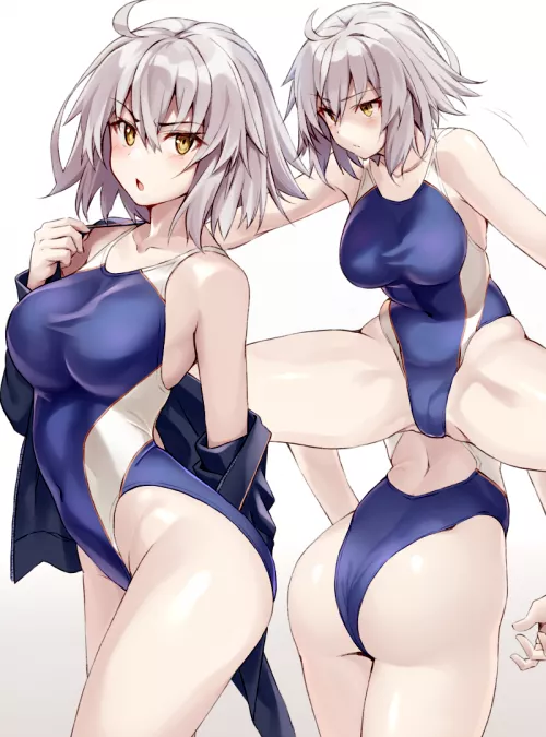 Jeanne Alter Competition Swimsuit (Shunichi) [Fate] by sequence_string