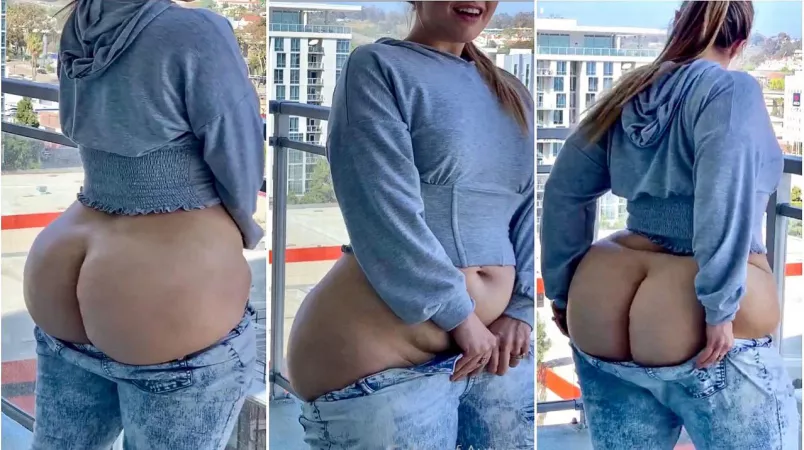 Jeans can’t contain all that meat by LasherDeviance