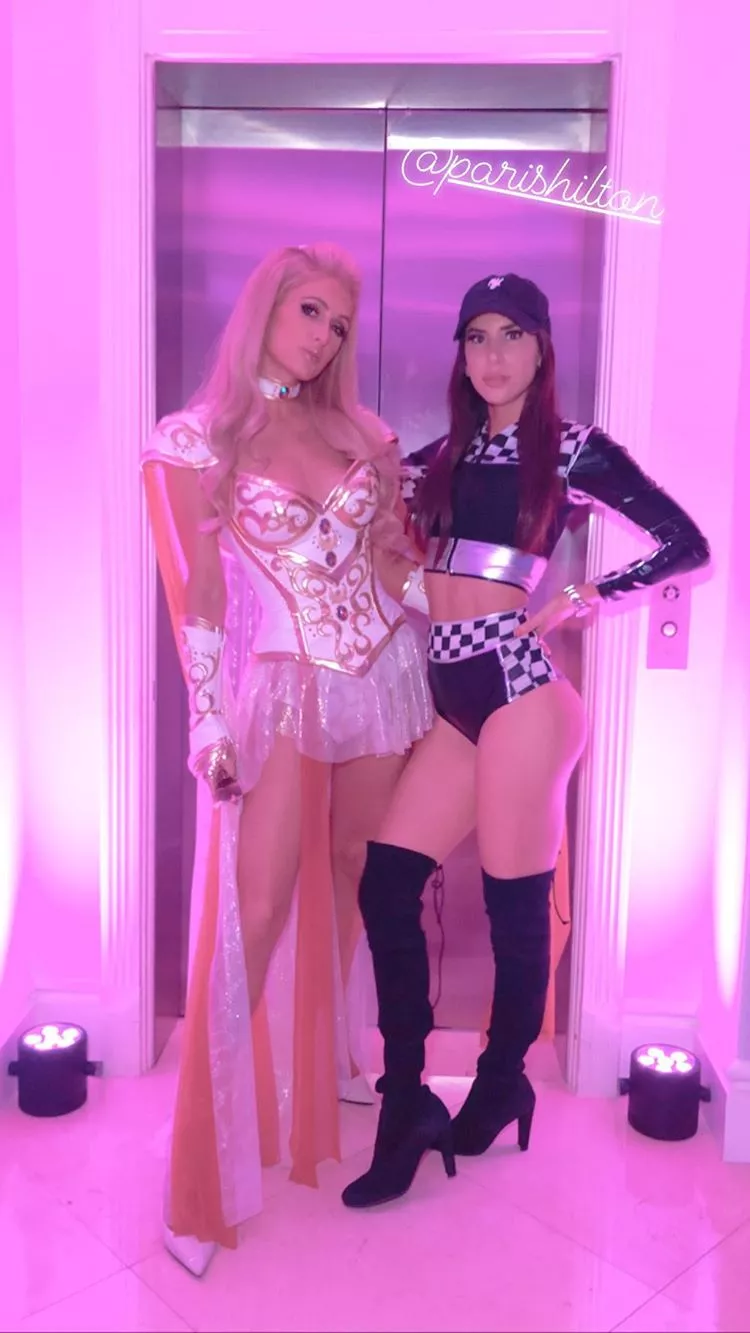 Jen Selter with Paris Hilton (r/CelebThighHighs) posted by NEAL1905