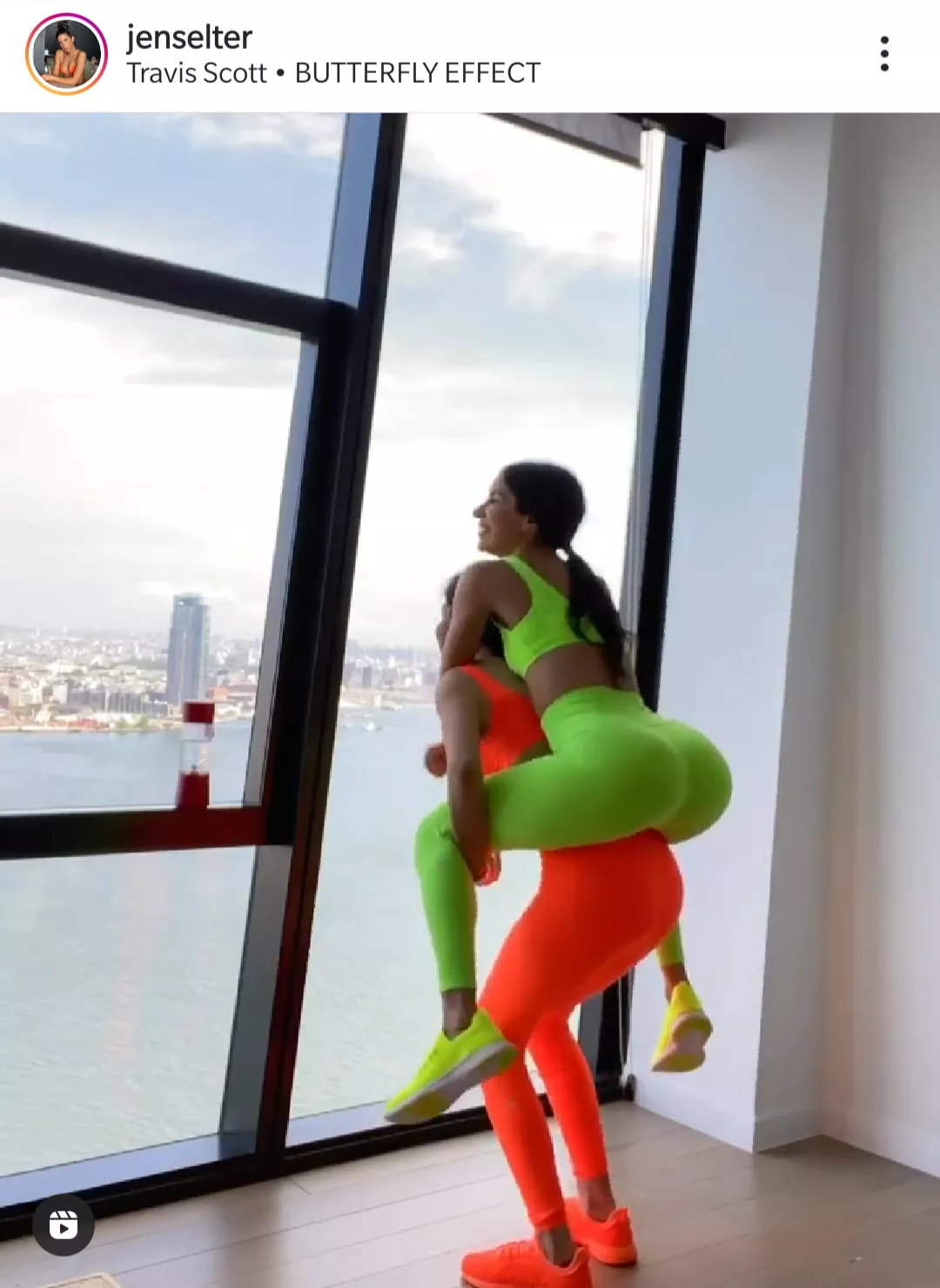 Jen stacked on mama posted by workingonabs