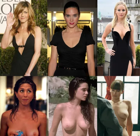 Jennifer Aniston; Jennifer Connelly; Jennifer Lawrence by KimBott77