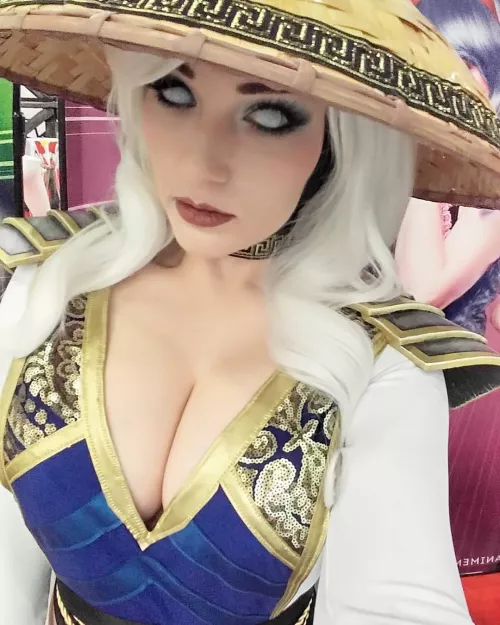 Jennifer Van Damsel as Raiden (Mortal Kombat) [Selfie] by AudriaPaxton