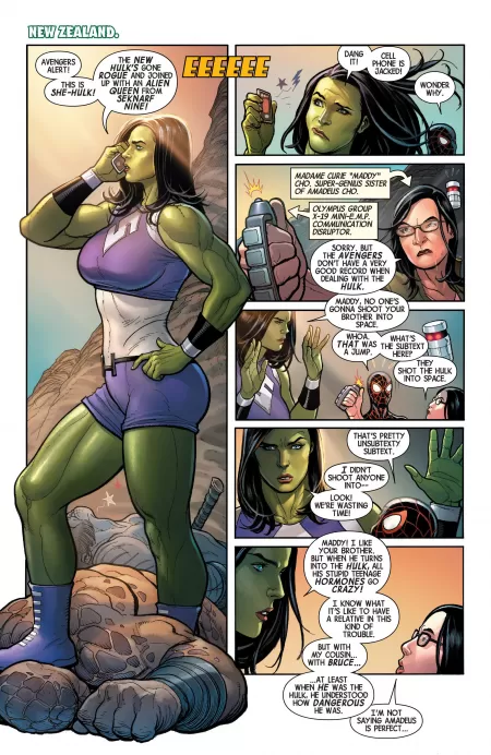 Jennifer Walters, the She-Hulk once again. By Frank Cho. [Totally Awesome Hulk #3] by International-End100