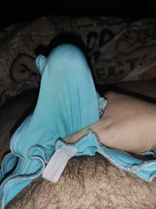 Jerking with cousins panties. Anyone wanna jerk off with me? by Revolutionary-Sky675
