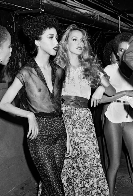 Jerry Hall and Pat Cleveland @ Studio 54 by [deleted]