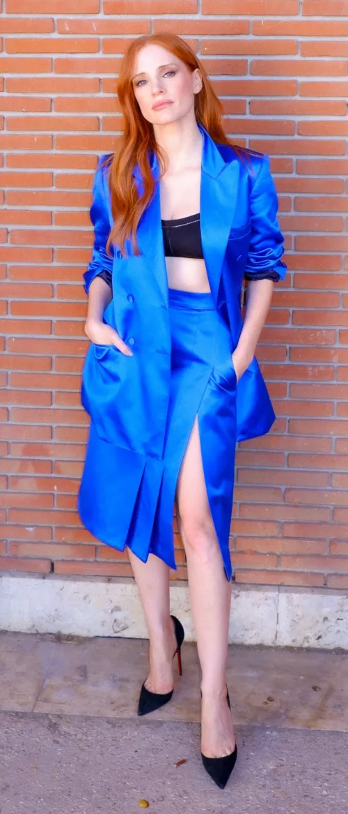 Jessica Chastain - from her Twitter account by fanotheflaps