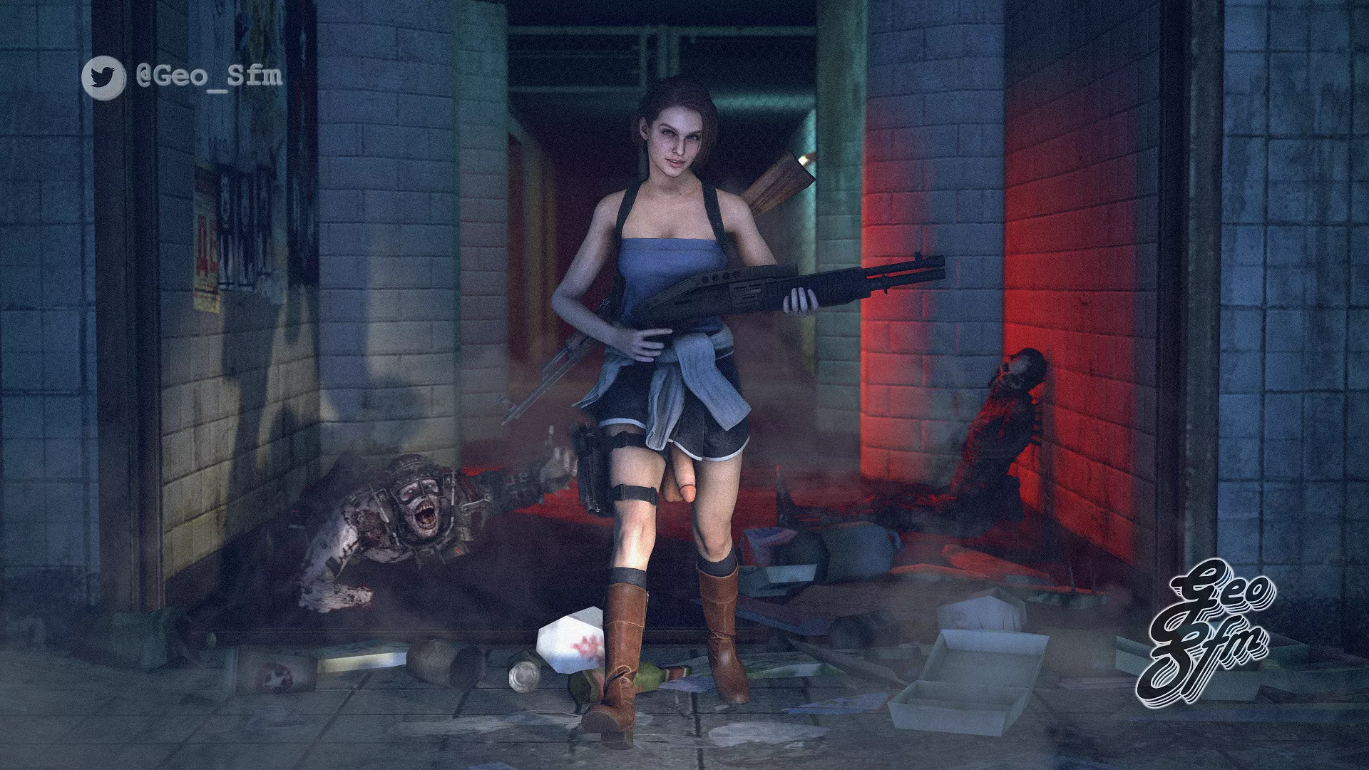 Jill Valentine (GeoSfm) [Resident Evil] posted by Geo_Sfm