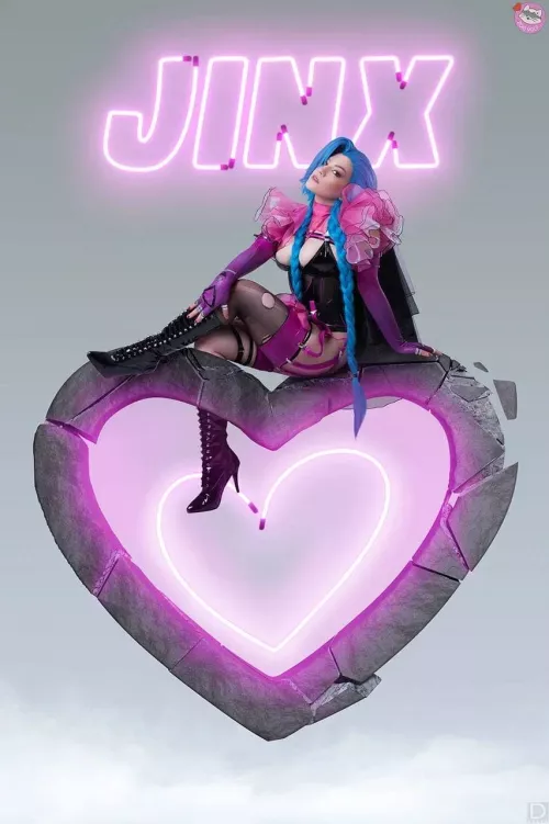 Jinx cosplay, a very lewd version (ZoeVolf) by ZoeVolf