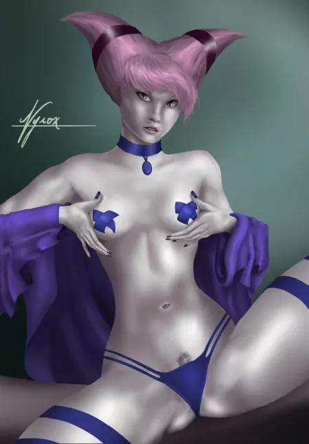 Jinx gets in a frisky mood (baersoth) by MrMotherStealer