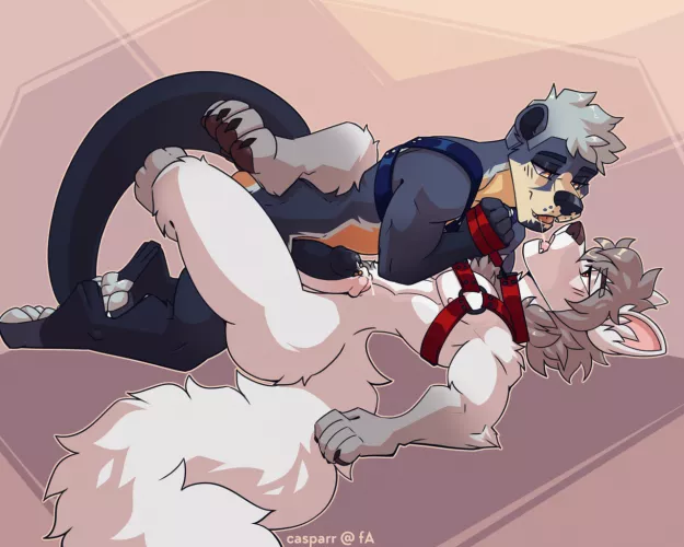 Jock-less Strapped Duo (casparr) by TangentYoshi