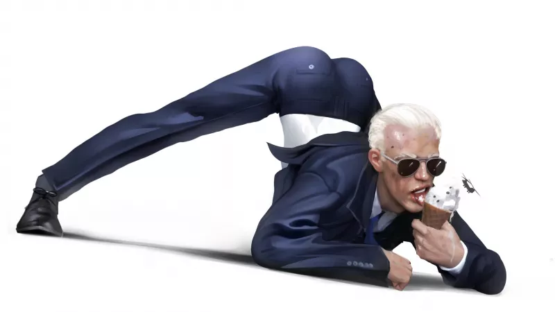 Joe Biden eating ice cream/Jack-O challenge (EvulArt) [Politics] by space-throwaway