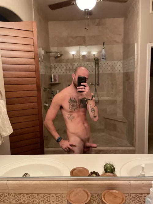 Join me in the shower? by TatttoosandaBeard