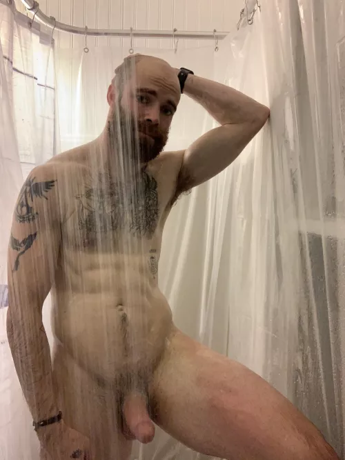Join me in the shower? by TatttoosandaBeard