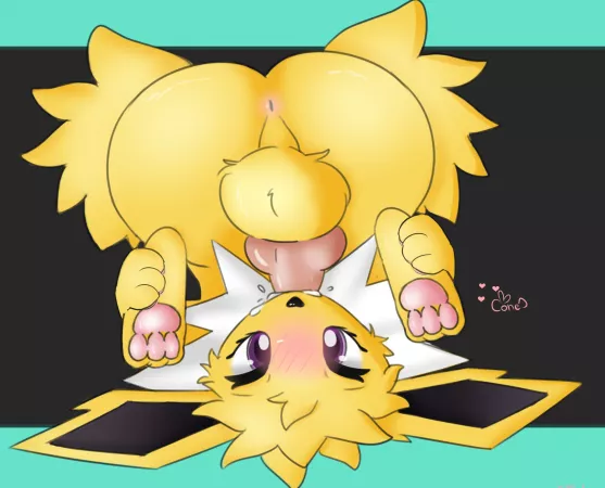 Jolteon enjoying himself~ [M] (Cone) by conekoxd