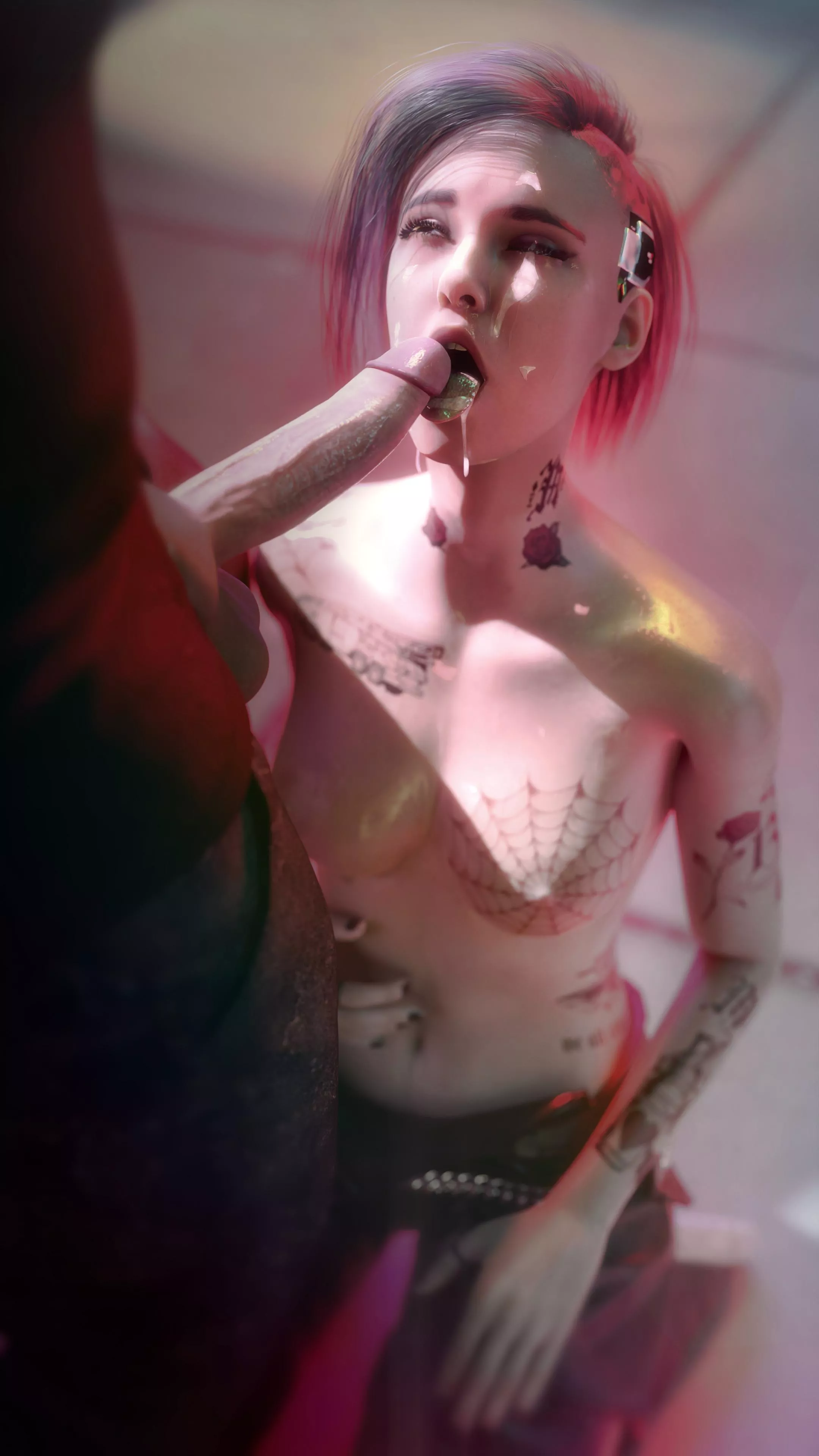 Judy gets painted (Son Umbasa) [Cyberpunk 2077] posted by EroExarch