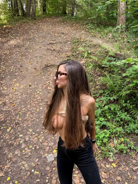 Juicy Russian Milf on a walk by xxxquestions