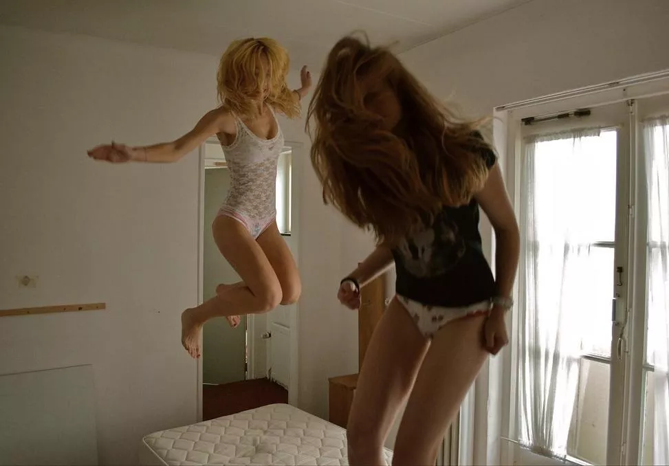 jumping in underwear and a leotard posted by 23snappy