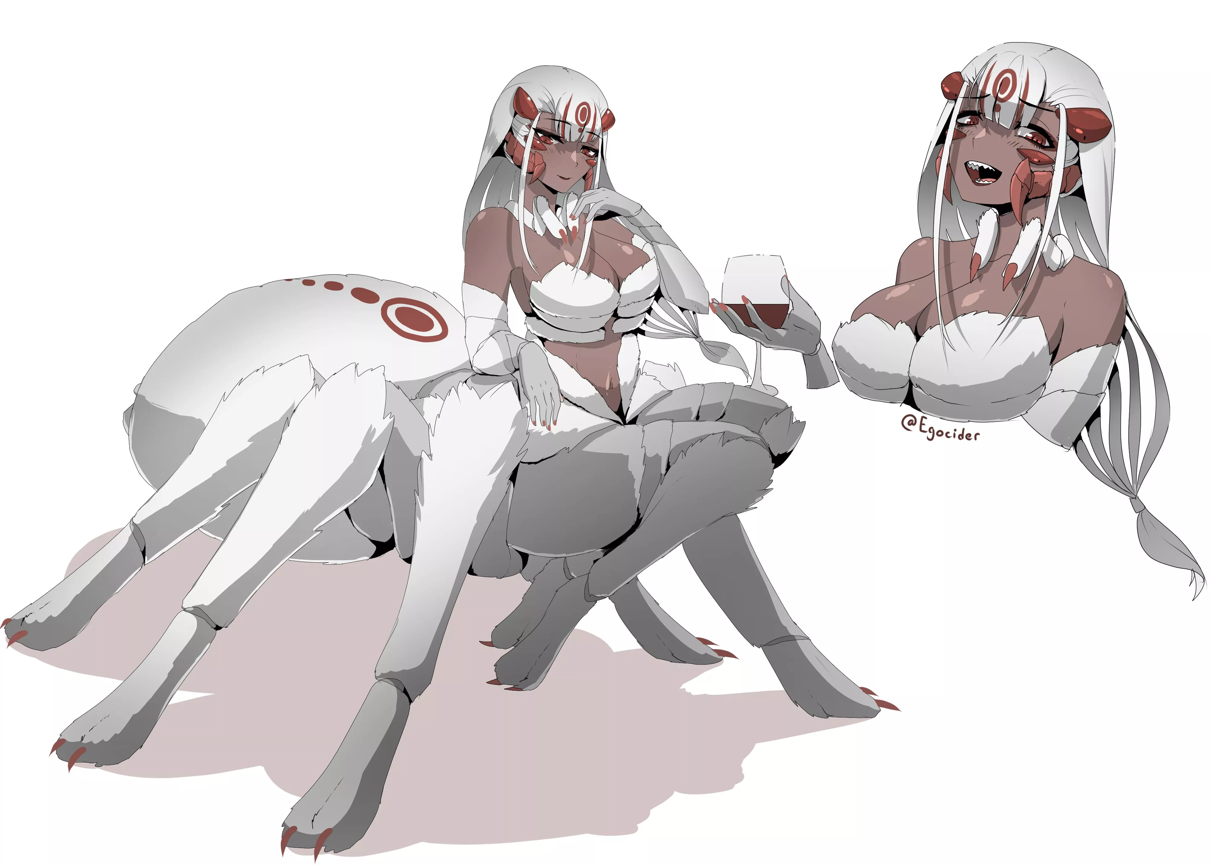 Juniper drew an arachne! posted by MonmusuAficionado