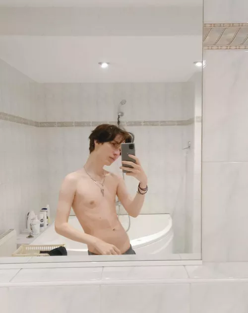 Just a 18yo boy in panties. Maybe we should take them off? by SilverTwink69