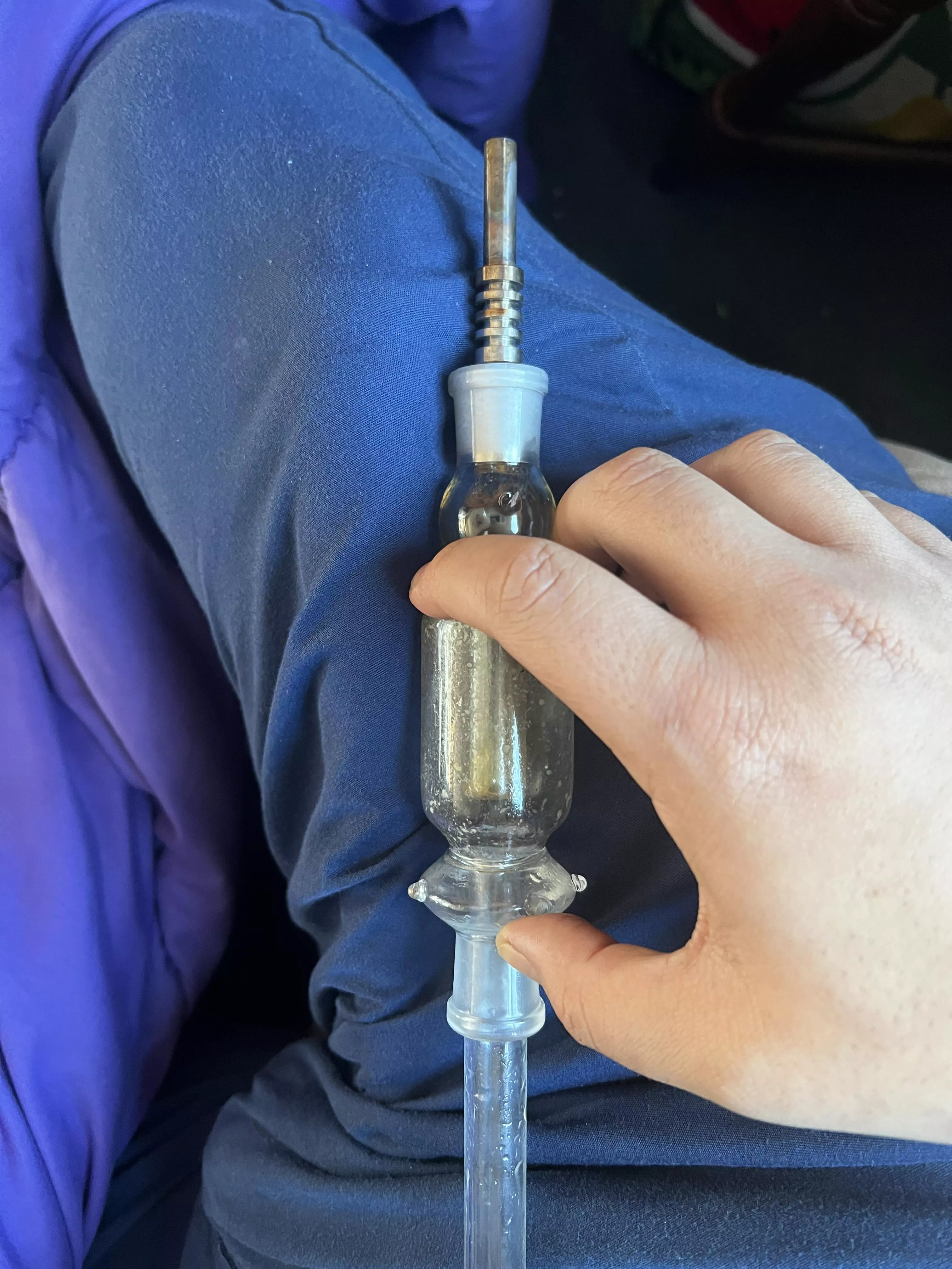 Just a bear and his new dab straw. What do y’all think? posted by Bagseedgrows