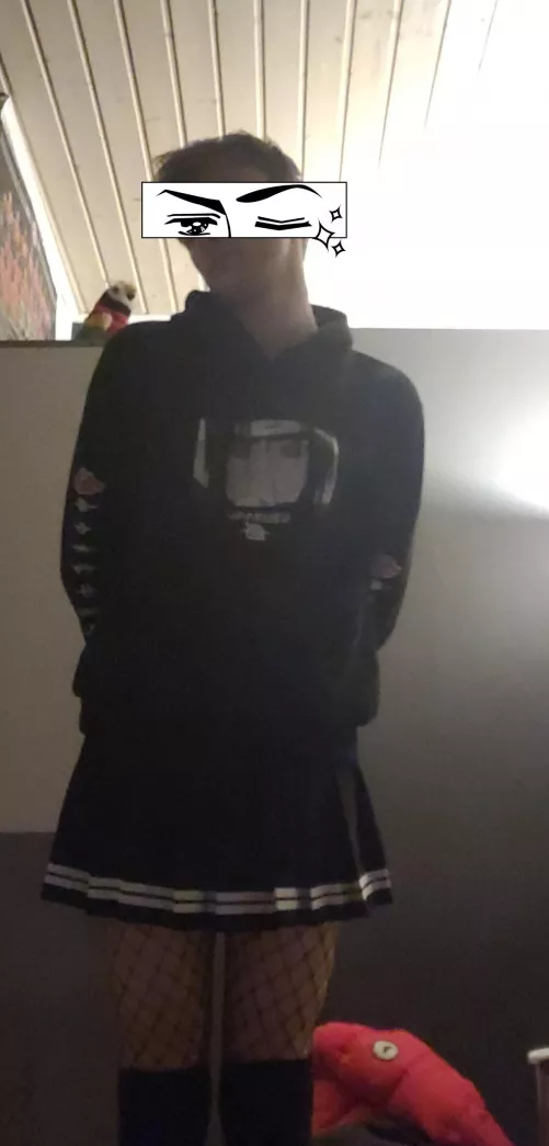 Just a femboy wearing a skirt nothin special by PakuAKI