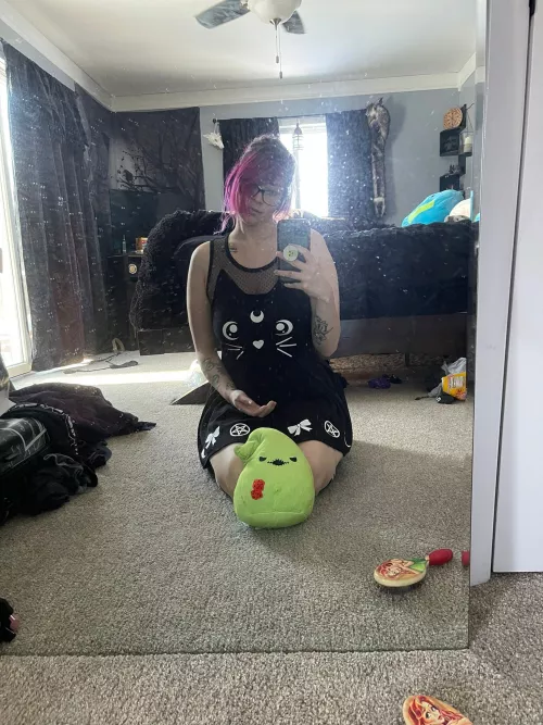 Just a good little submissive Kitty (OC) by thewolfandbunny