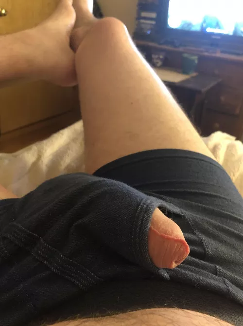 Just a lil foreskin peeking out 😋 by ryancared