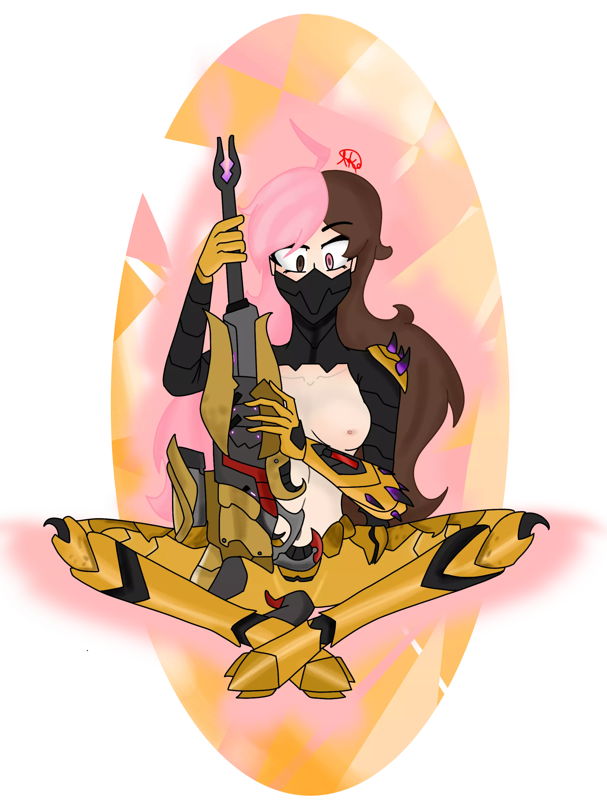 Just a Lil Neo X Widowmaker fusion (well one of widows skins but close enough ^^) [FirelordDoodles] posted by Fire_Lord_Leo