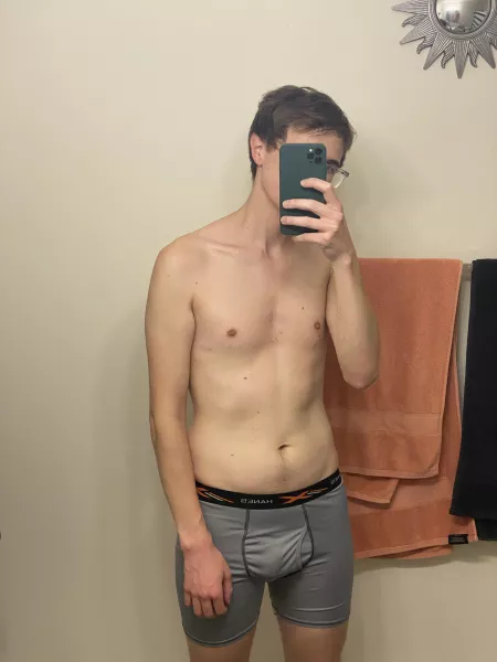 just a lil sweaty post-run bulge ☺️ by twinkapexgaymer