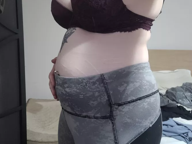 Just a little empty morning belly by chubbygirl429