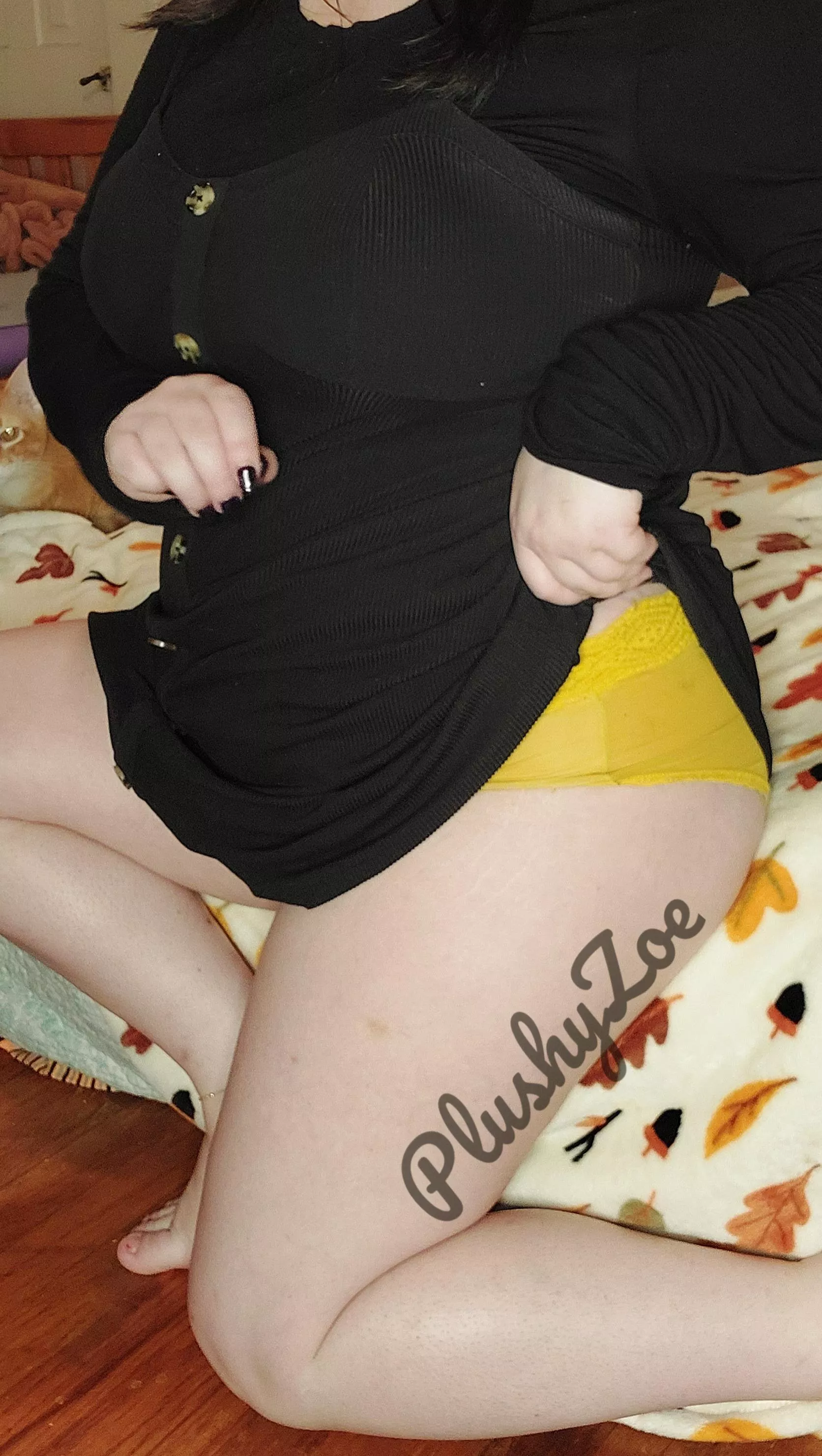 Just a little peek! These might be sold but I'm available for other worn items and sessions [selling]🖤 verified ✔ Stoner, milf, gamer 😎 Ask about my Thanksgiving Panty sale! [Bra] [sext] [GFE] [domme] and more! Kik / telegram plushyzoe posted by PlushyZoe