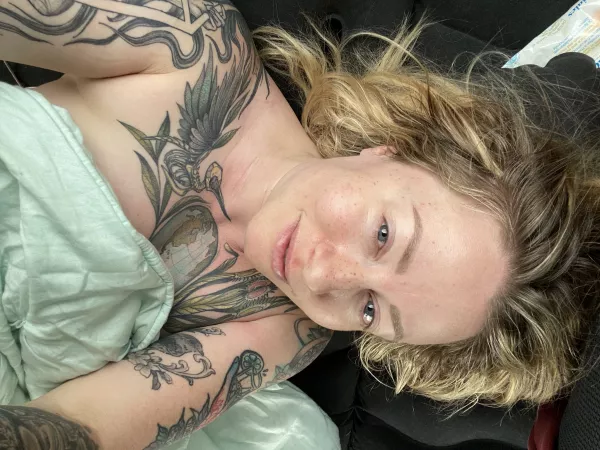 Just a little sleepy selfie for you by charleebeckett