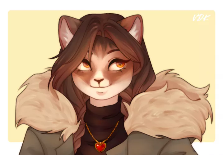 just a portrait of my OC by Dobermasha