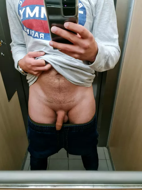 just a quick elevator shot before work by Cooolos