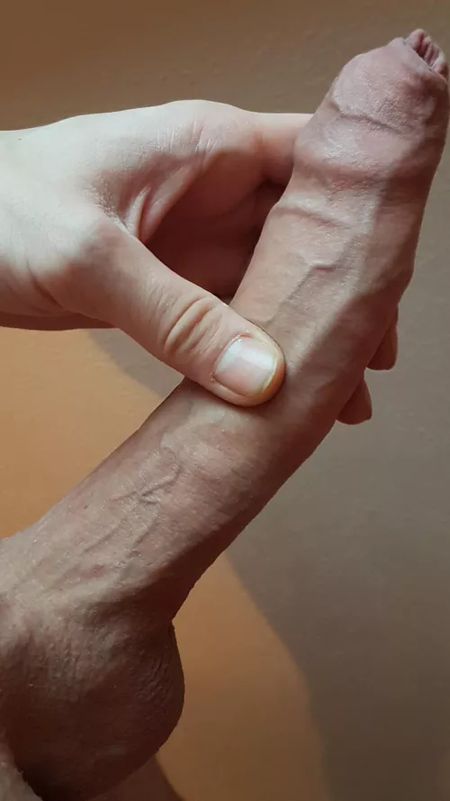 Just a quick pic of my foreskin by toepdtoep