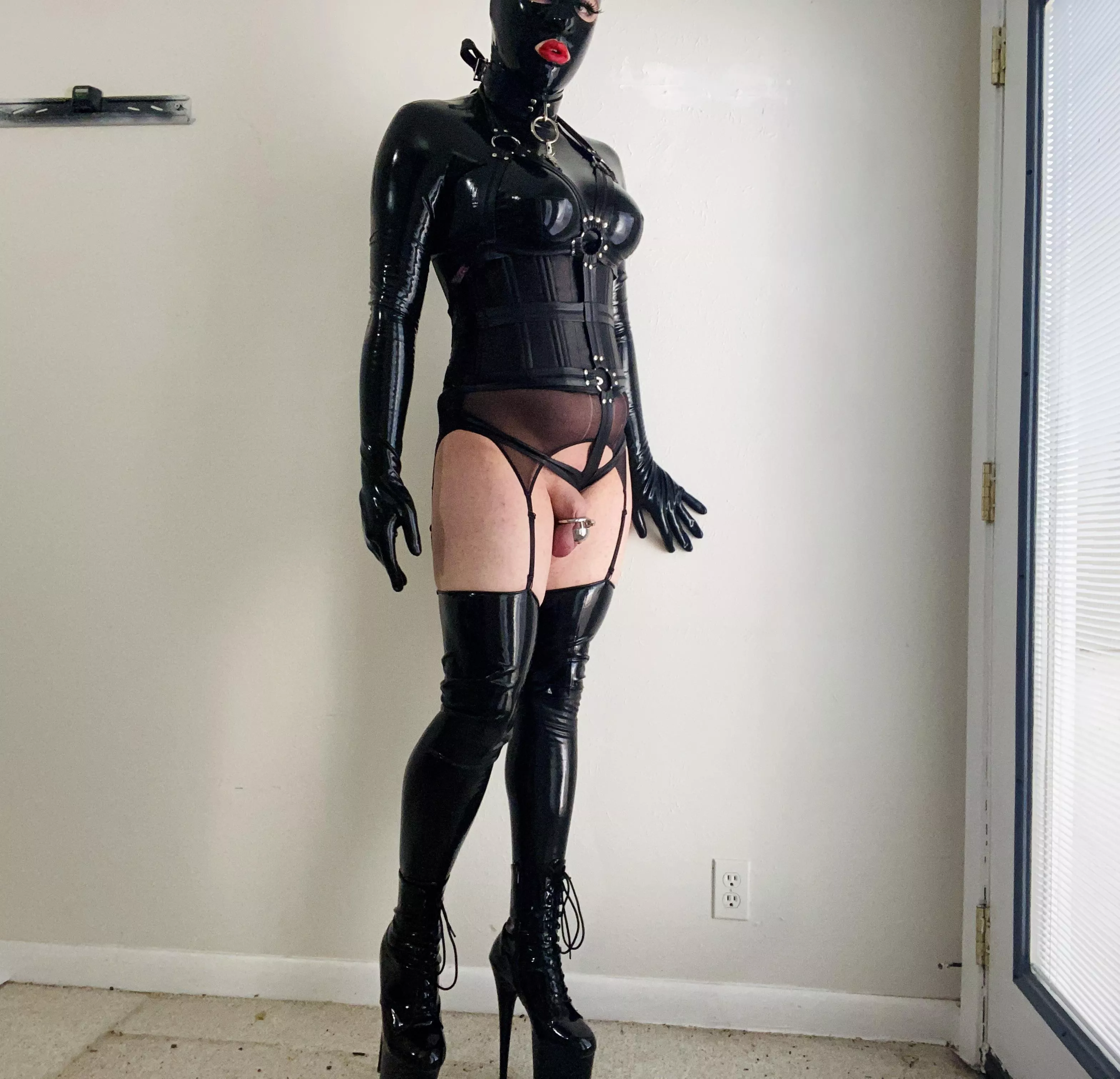 Just a rubberdoll 💋 (OC) Need to order more latex.... posted by LatexLucia_