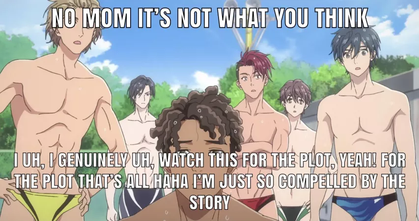 Just a standard sports anime mom nothing fishy here by lizardman7812095