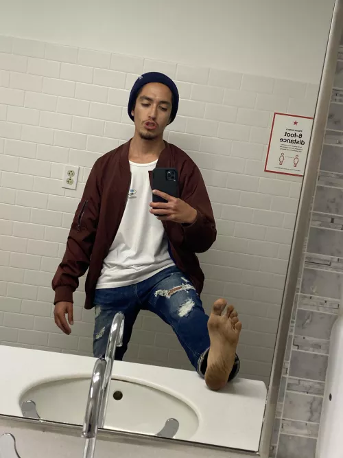 Just another barefoot Twink at the mall 👣🙄 by Background_Ad9824