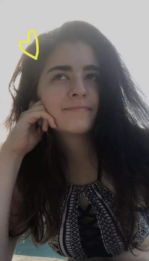 Just another pool selfie by Cokebunni