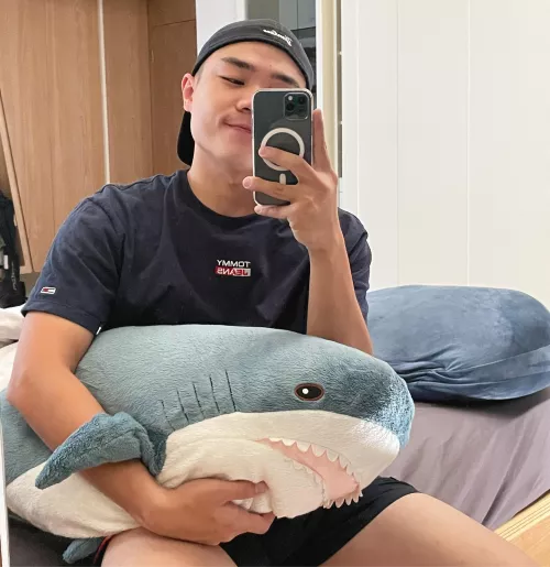 Just chilling with my best friend 🦈 by nniiccee123