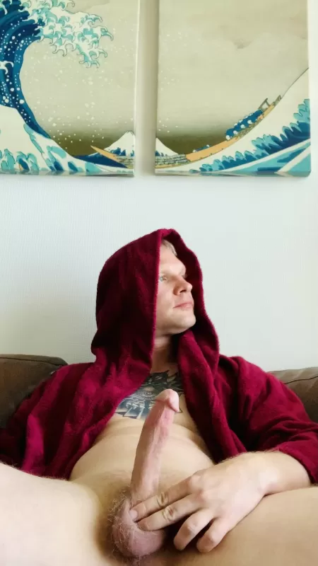 Just daydreaming 😶‍🌫️ on my couch 🛋🍆😉 by Blancod35