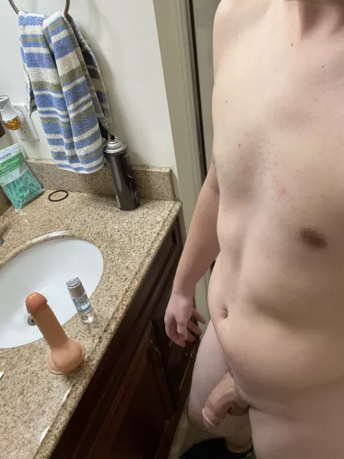 Just doing my nightly routine. Brushing my teeth, using my dildo, showering ☺️ by superbeastyouwant