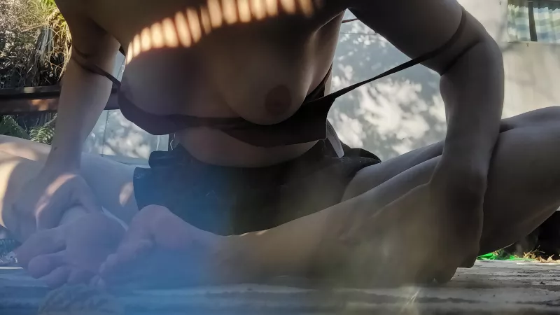 just doing some yoga 😇💞🦋 by foxiibaby