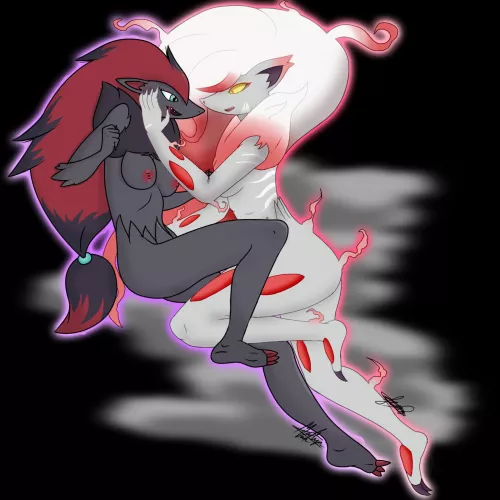 Just finished a collaboration drawing of Zoroark, hope you like it [OC] by Omar_Avila