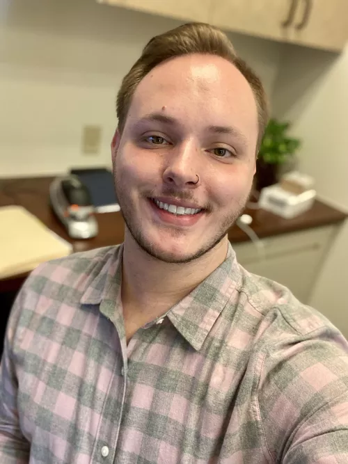 Just fishing for compliments this morning (ignore the bags under my eyes) by Human-Highway-243